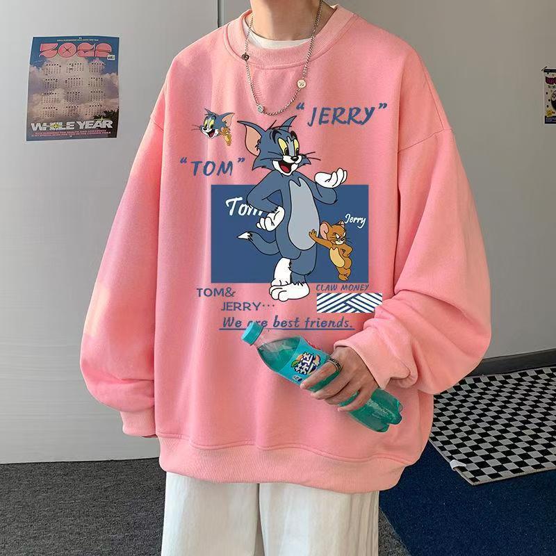 Pink Crew Neck Sweatshirt