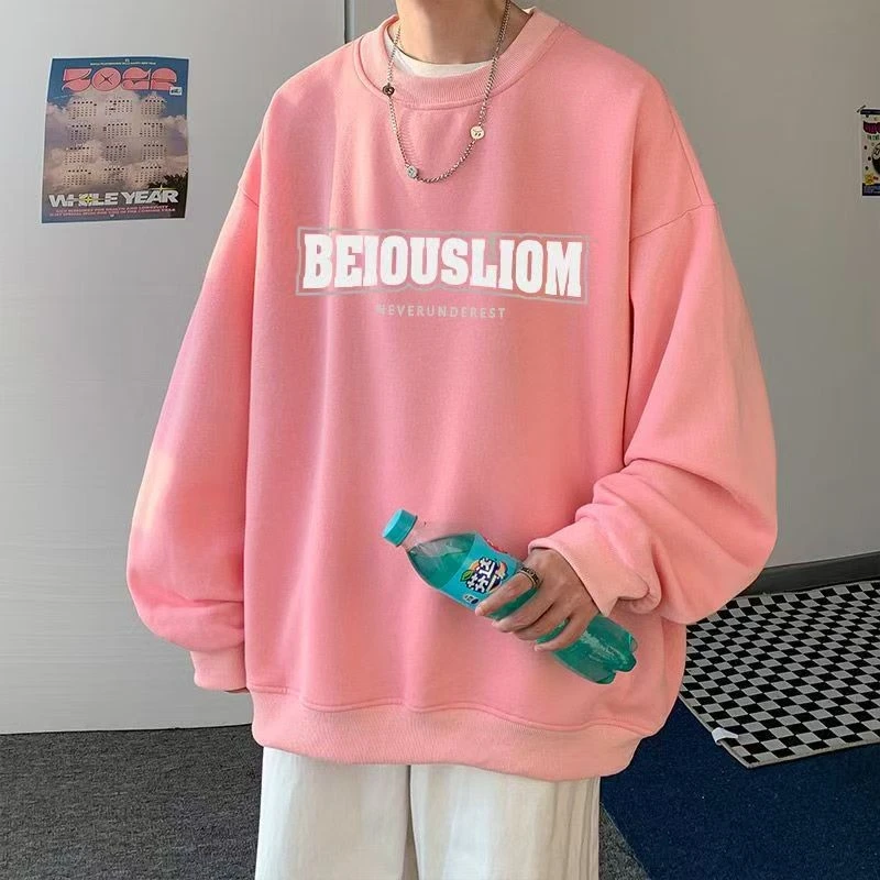Pink Crew Neck Sweatshirt suppliers